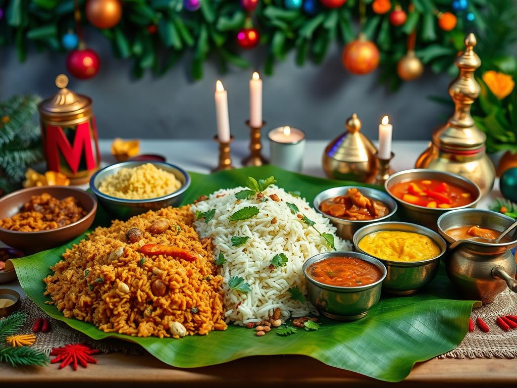 Christmas food in India