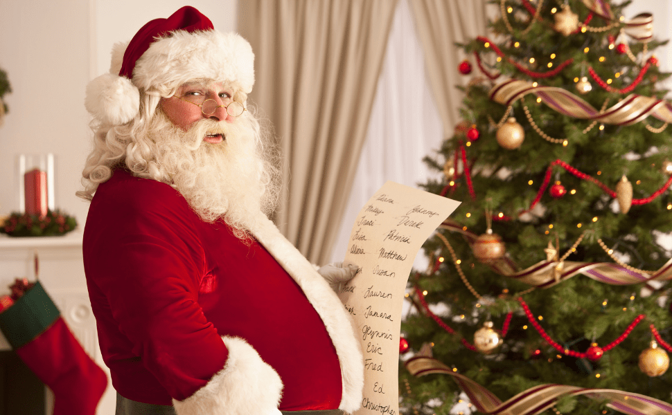 why santa gives gifts on christmas